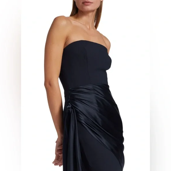 ✨Host Pick✨Cinq a Sept Kennith Side-Tied Strapless Cocktail Dress- Sz 4 - Picture 5 of 8